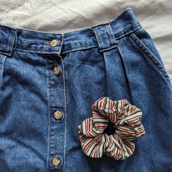 Y2K Style Vintage Denim Midi Skirt (Size 6) - Picture 2 of 4